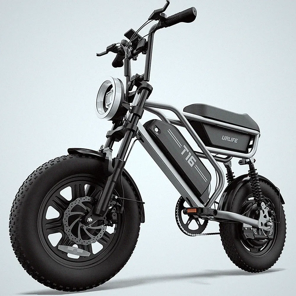 URLIFE 16'' Electric Bike for Adult 28MPH Commuting Electric Bicycle 48V 13AH